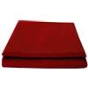 SaRani Copridivano Fiocco 1 2 3 4 Posti Cotone Ottoman Tinta Unita Salva Divano Colori (Ottoman Bordeaux, 3 posti)