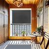 HENGMEI 100x240cm Tenda da Sole a Rullo Protezione dal Sole per Balcone e terrazza, Esterno Tende Verticali, Antracite