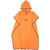 Retrok Poncho da surf in microfibra, oversize, 110 x 90 cm, ad asciugatura rapida, ultraleggero, poncho da bagno con cappuccio, per adulti e ragazzi, asciugamano poncho lavabile in lavatrice (arancione)