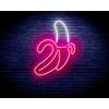ADVPRO Banana Flex Silicone LED Neon Sign White & Pink st16s33-fnu0042-wk