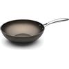 Giannini Vegetalia Evolution Wok ø 28 cm Alluminio antiaderente Rivestimento Olliatech HT Adatta all'induzione Made In Italy