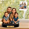 JLSKCN Figurine Cartoon Personalizzata con Foto, Decorazione da Scrivania in Acrilico, Personalizzato Cartone animato ritratto cornice Regali Personalizzati per Donna Uomo Cornice Famiglia personalizzata