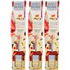 Suarez Sweet Home Collection Profumatore Ambiente Bastancini Olio Essenziale Profumato Diffusore Casa Cioccolato, Cheesecake, Crème Caramel, Cookies, Cotton Candy 100 Ml (Cheesecake, 3 Unità)
