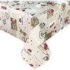 Tex family TOVAGLIA antimacchia RESINATA TORINO idrorepellente (Cm. 140x140 x4 persone, Holly)
