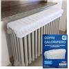 Ka' Mia Copricalorifero Elasticizzato Universale Tessuto 100% Cotone con Filtro Antismog 100% Poliestere - Adatto a Caloriferi da 60 a 120 cm - Colore Bianco - Made in Italy