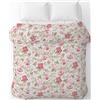 HOME ZEN HOUSEHOLD LINEN Trapuntino Estivo Double Face ART LOTUS, Copriletto 100g, Disponibile 150x250 / 200x250 /250x250 cm (FLOWER PINK, PIAZZA E MEZZO)