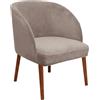 YCDZSW Fodere Coprisedia per Sala da Pranzo | Fodera per Sedia Scandinava Copripoltrona | Coprisedie con Braccioli Fodera Poltroncina per Ufficio Pranzo Cucina (Tortora,1 PCS)