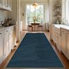 TEHWDAIYOU Lungo Tappeto da Cucina Tappeto Passatoia per Corridoio Largo Tappeti Runner Antiscivolo e Lavabile Tappetino Passatoia Tappeto Ingresso per Corridoio Entrata, Astratto Blu, 60 x 200 cm
