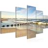 Runa Art Spiaggia Mare Murali Tela Non Tessuta 5 Pezzi Mare Baltico Spiaggia Colorato Camera Da Letto Corridoio 025253a