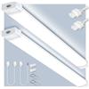 Bellanny Neon Led 120CM Collegabili Plafoniera Soffitto 40W 4000LM Tubo Barra, 6500K Impermeabile IP65 Lampada per Garage Cucina Officina Ufficio Bagno Seminterrato Giardino Magazzino