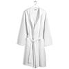 Caleffi Polo Accappatoio con Cappuccio, Cotone, Bianco, S, 69367