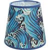 Uonlytech Paralume Tessile Onde Marine Paralume Decorativo E27 Per Lampada Da Tavolo Protezione Polvere E Occhi Per Soggiorno Camera Studio 7.48X7.48X6.69 Pollici