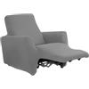 SalGiu Copripoltrona Relax Reclinabile 1 Posto Elasticizzato Antimacchia Universale (Perla)