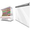 tow000ack Tende a Rullo Trasparente Traspirante Mantieniti Fresco,Tenda Schermo di Partizione,per Banco Frigo,Barriera Termica,con Accessori,Personalizzabile,Larghezza x Altezza (W*H:90x180cm)