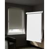 Victoria M. Tenebra Tenda a Rullo Oscurante, Montaggio con e senza Fori, Avvolgibile, Bianco, 95 cm x 160 cm (Larghezza x Altezza)
