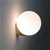 maolo Applique da Parete Design Sferico - Lampada Moderna in Metallo Oro Opaco, Attacco G9, Compatibile con Lampadine LED o Alogene, Facile Installazione per Camera, Soggiorno o Ufficio (Basic)