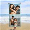RHMMDIYST Telo mare personalizzato, asciugamano da bagno personalizzato con foto/testo, asciugamano in microfibra spessa, morbido e ad asciugatura rapida, adatto per viaggi, mare, campeggio, nuoto (2