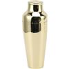 CHEOTIME Set di shaker per cocktail, shaker da bar professionale Set di shaker Boston Lattina di metallo agitante con peso essenziale per (Gold)
