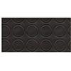 SIP mt 1 x 2 PAVIMENTO COPRIPAVIMENTO IN PVC TAPPETO RIVESTIMENTO BULLONATO NERO 100
