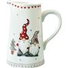 YARNOW 1 Pc Bottiglia D'acqua Fredda Brocca Babbo Natale Brocca Caraffa Per Bevande Brocca D'acqua Con Manico Brocca Di Babbo Natale Teiera Di Stile Europeo Lattiera Ceramica