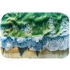 Generico YHIT onde da spiaggia 1046 Tappetino da Bagno in Memory Foam 60 × 40 cm - Antiscivolo, Assorbente, Lavabile in Lavatrice, Asciugatura Rapida e Morbido