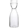 POYHKFD Set Caraffa da Comodino Trasparente, Caraffa per Acqua da Comodino con Bicchiere in Vetro per Camera da Letto, Caraffa per Acqua Notturna con Tazza in Vetro per Comodino, Caraffa da(Chiaro)