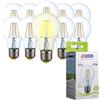 E-QUICKLY Lampadine Led E27 luce naturale - 10W equivalenti 90w, 1000 lumen, Lampadina luce led naturale 4000k, Lampada attacco grande, lampadina led e27 vintage, lampadine led filamento e27, 10 PZ