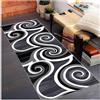 Siunwdiy Nero Bianco Tappeto Cucina Antiscivolo Lavabile 40X120CM Tappetino Runner Tappeto passatoia Tappeto per Soggiorno Camera da Letto Corridoio Entrata, Tappeto Corridoio Lungo, Tappeto Runner Ingresso