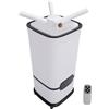 SIXRUN Umidificatore Grande da 16 Litri, Umidificatore Industriale Serbatoio 'Acqua da 16 Litri 3 Piastre di Atomizzazione Umidificatore a Ultrasuoni con Temporizzazione Intelligente