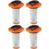 CRIDENG Filtro HEPA lavabile modello ZR009014 per aspirapolvere senza fili X-Force per Flex 12.60 13.60 14.80 16.60 per un'efficace cattura della polvere (confezione da 4)