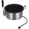 MUCKLILY Pentola Sostitutiva per Macchina per Popcorn da 8 Oz in Acciaio Inossidabile Antiaderente Riscaldamento Uniforme, per Serate Cinema e Feste
