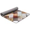 HomeLife Tappeto Cucina Antiscivolo Lavabile in Vinile 52X200 Made in Italy | Passatoia Antimacchia in PVC Interni ed Esterni Stampa Pavimento Parquet | Tappeti Runner Lungo in Gomma [200 cm]