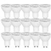 OUkAIDE - Confezione da 15 lampadine LED GU10, 6 W, 600 lumen, 60 W, equivalente alogeno, 6000 W, luce bianca fredda 6000 K, angolo di diffusione 120° AC 220-240 V, GU10