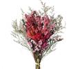 INIFLM Fiori Secchi con Stelo, Bouquet Non Ti Scordar di Me, Composizione Floreale Secca Artificiale per Vaso, Decorazione Domestica (F)