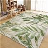 Generico Tappeti Salotto 80x150cm Foglie Di Palma Tropicali Verdi Tappeto per Camera Moderno Tappeto Stampato Lavabile Tappetini Rettangolari Soft Soffice per Soggiorno Camera da Letto