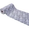 SaRani Tappeto al Metro Corsia per Esterno Corridoio Bordo Piscina Passatoia Gomma Antiscivolo Multiuso Assorbente Spugna Aquamat Fantasia Geometrica (Grigio, 400x65 cm)