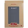 LELIT PA701 Telo copriasse grigio con logo LELIT ricamato, 128 x 53 cm