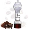 cdpdmai Cold Brew Drip Tower, Brew Macchina da caffè Cold Drip Coffee per Uso Domestico Flusso d'Acqua Regolabile Trasparenti Supporto in Gocciolatore Regolabile per la Casa(Color:B)