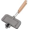 Elprico Padella per Sandwich, Pressa per Hot Dog, Teglia Antiaderente a Doppia Faccia, Adatta per Fare Colazione, Toast, Panini, Waffle