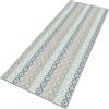 Rglxing Tappeto a Pelo Corto 90X140CM Anti-Macchia & Antiscivolo -Tappeto Lavabile per Cucina/Corridoio Lungo/Ingresso Bagno marrone-Blu