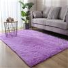 Hiser Shaggy Tappeto per Soggiorno, Moderno Soffice Peloso Ultra Molle Antiscivolo Tappeti Moquette per Interni Divano Camera da Letto Bambino Cameretta (Viola,120x160cm)
