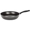 Pentalux Padella alta saltapasta antiaderente professionale manico isolante Pentalux Black Line uso professionale (D.24cm H.7cm)