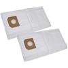 vhbw 10x sacchetti compatibile con Würth ISS 35-S, ISS 45-M ISS 55-S aspirapolvere - in microfibra, bianco