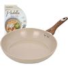 KASANOVA Padella 30 cm in ceramica taupe New Ceramic