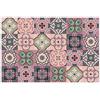 mubusi Tappeto Vinile Cucina Sala - Varie Dimensioni - (Candy Rosa 120x180 cm)