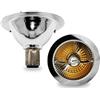 QLEE Lampadina LED AR70 3W BA15D Equivalente Alogena 30W Non Dimmerabile Bianco Caldo 2700K Farettino Per Cucina Bagno Illuminazione Commerciale Lampadine Domestiche Confezione da 2