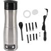 plplaaoo Caffettiera Portatile,Macchina per caffè espresso portatile,Macchina per caffè espresso,Macchina per caffè manuale,Macchina per caffè a goccia automatica per mini auto con accendisigari 12V 24V