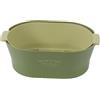Ulalaza Kitchen Washbas Food Strainer Drain Basket Rotating Drainer Double-Layer Basin Vegetable Fruit Washing Strainer