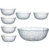 Generisch Luminarc Aspen - Ciotola 27 cm + ciotole 12 cm, set da 7 pezzi