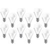 LEDLUX Kit 12 Lampadine Led E14, 8W=64W, E14 P45 G45 720 Lumens, Forma Globo Piccolo Bulbo, Diametro 45mm, Lunga 90mm, Bianco Freddo 6500K